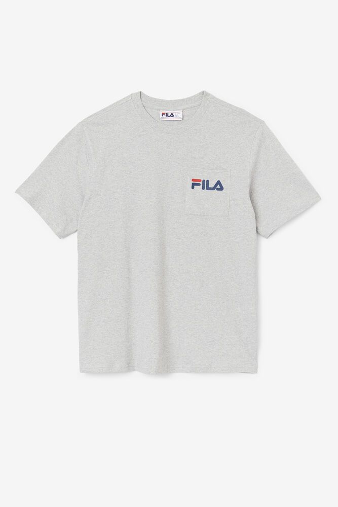 Tricou Fila Barbati Gri Curtis Pocket ZAKD-93284